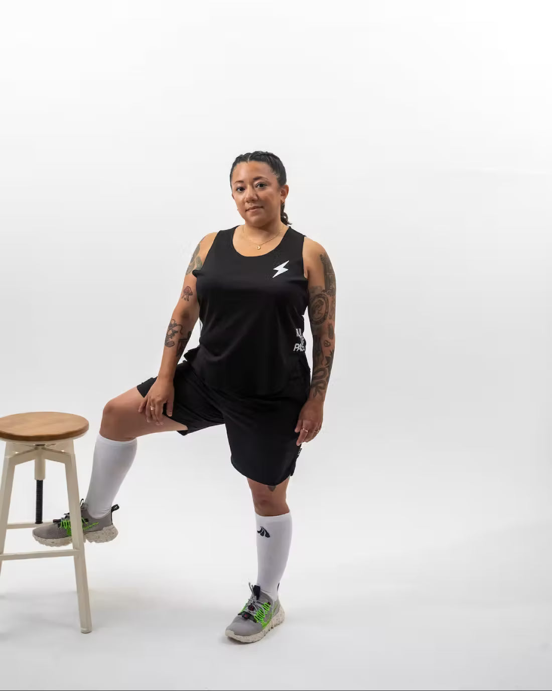 “Run The Pass” Women's Moisture Wicking Hydrotech Singlet