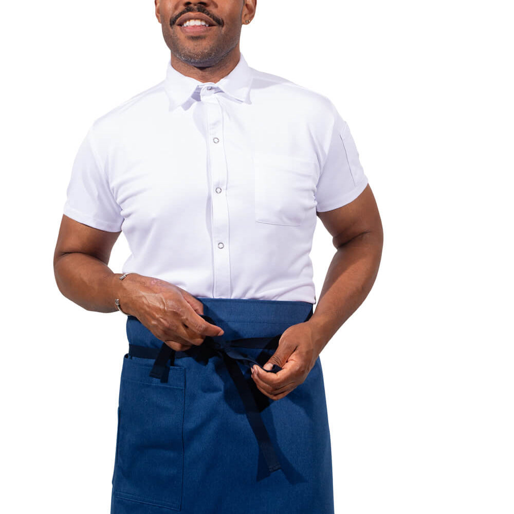 
                  
                    TILIT Shorty Apron in French Blue
                  
                