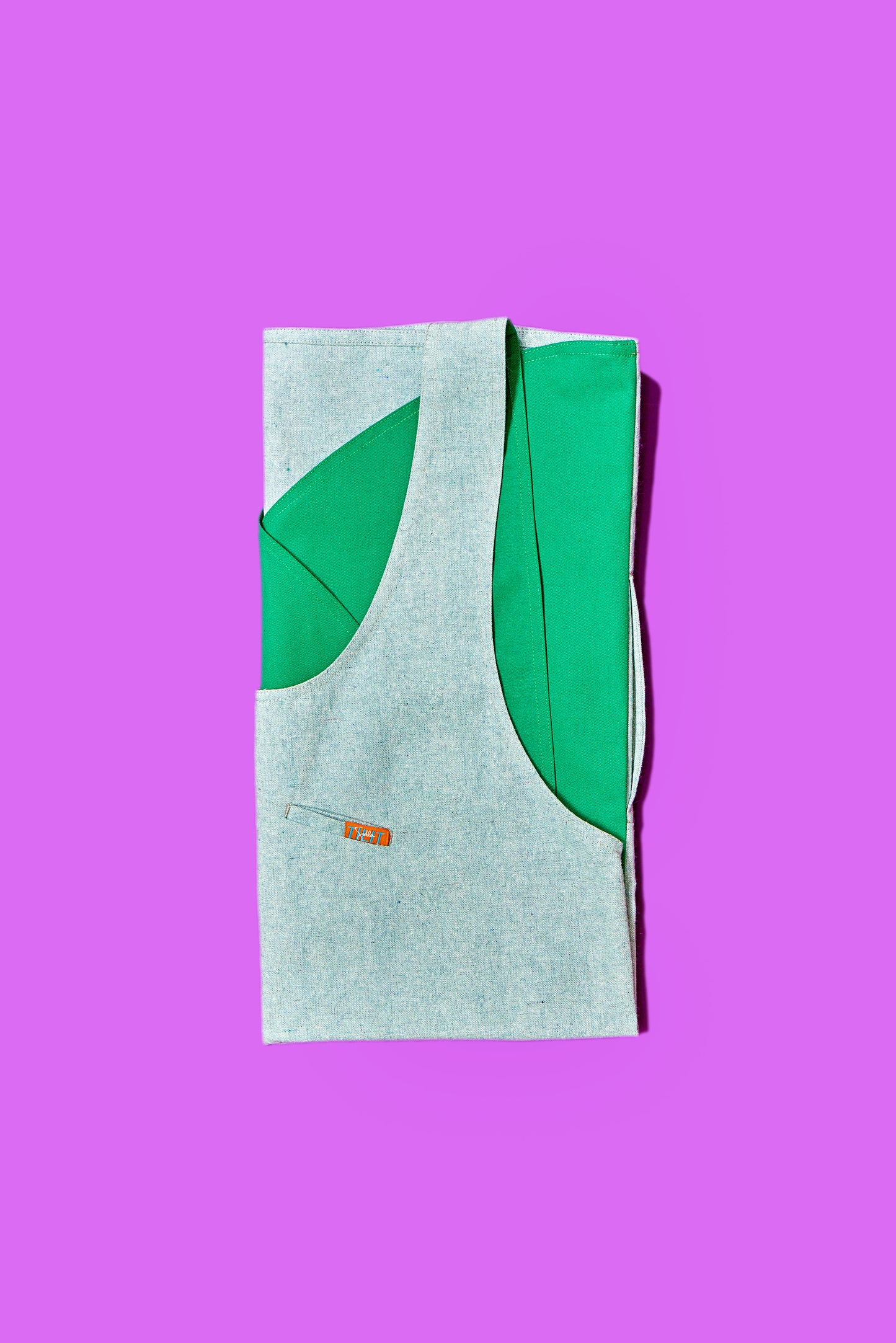 Load image into Gallery viewer, green sohla smock apron
