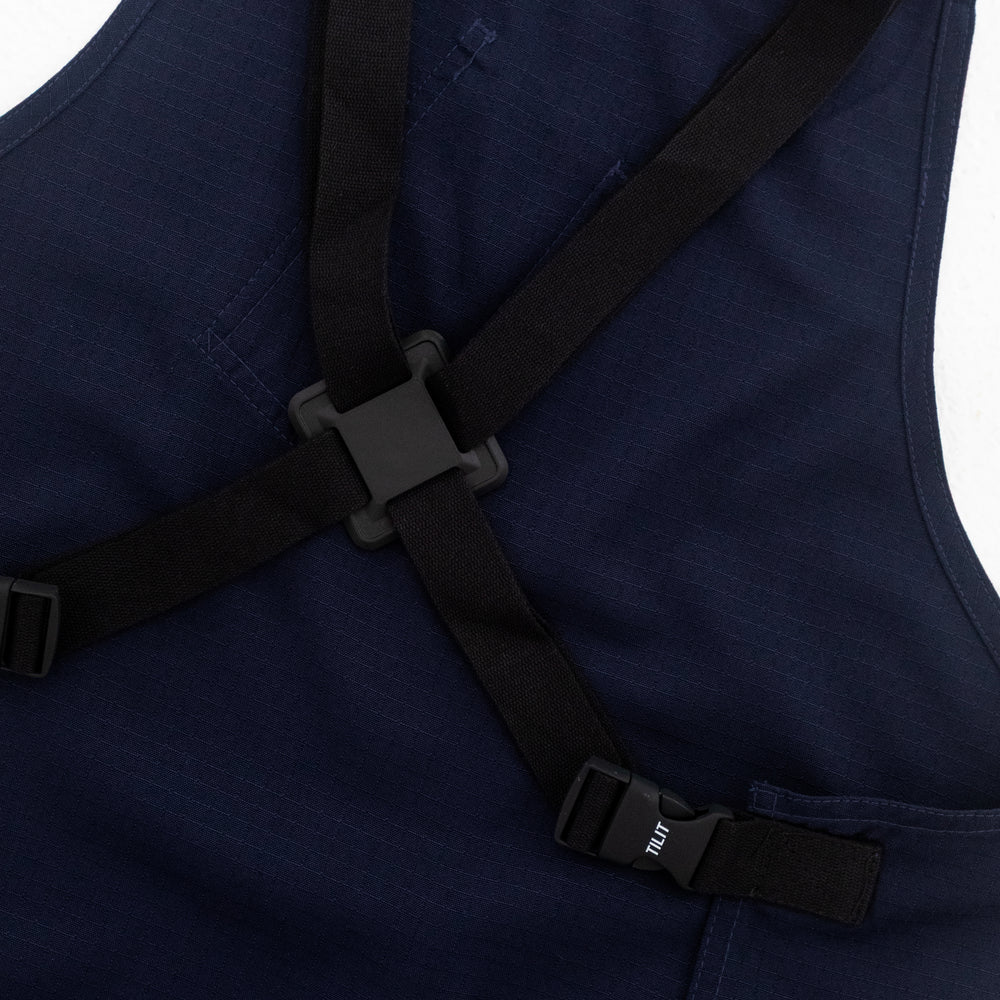 
                  
                    TILIT Supply Cross Back Apron in Navy
                  
                