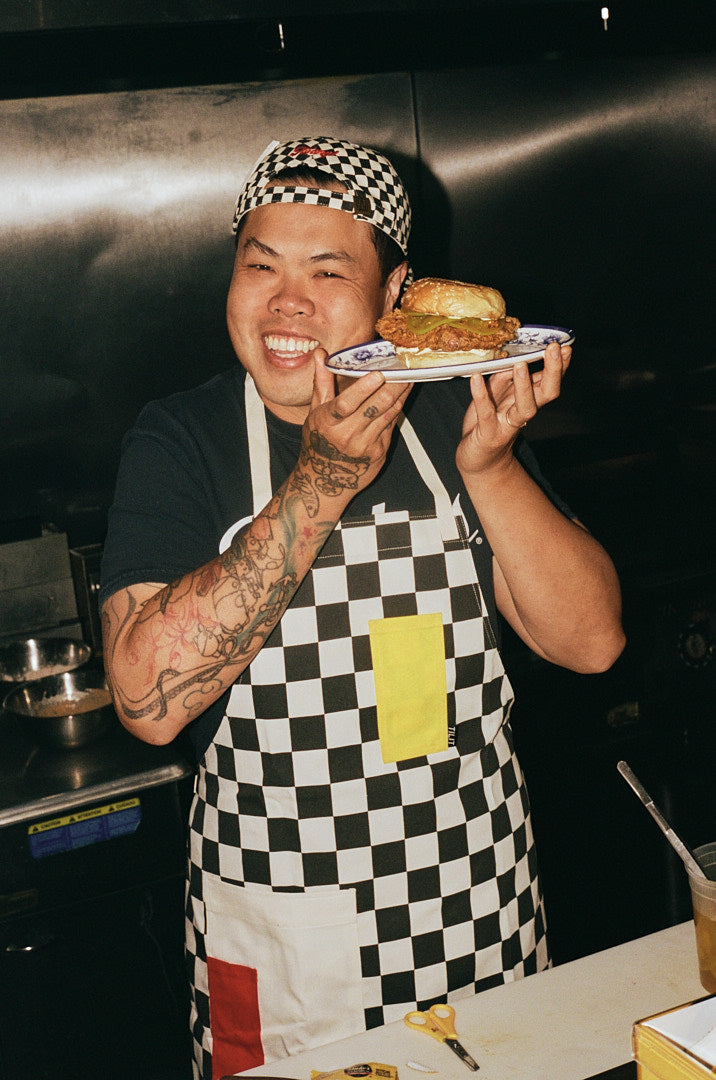 TILIT X Duke's Mayo: Checkerboard Bib Apron