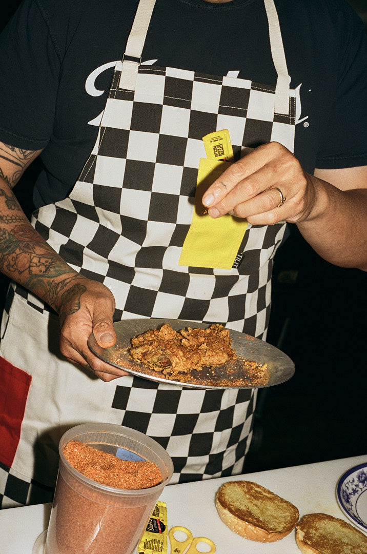 TILIT X Duke's Mayo: Checkerboard Bib Apron