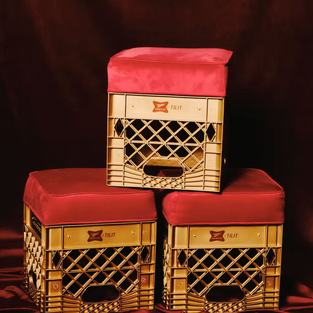 
                  
                    TILIT x Miller High Life Crate Throne
                  
                