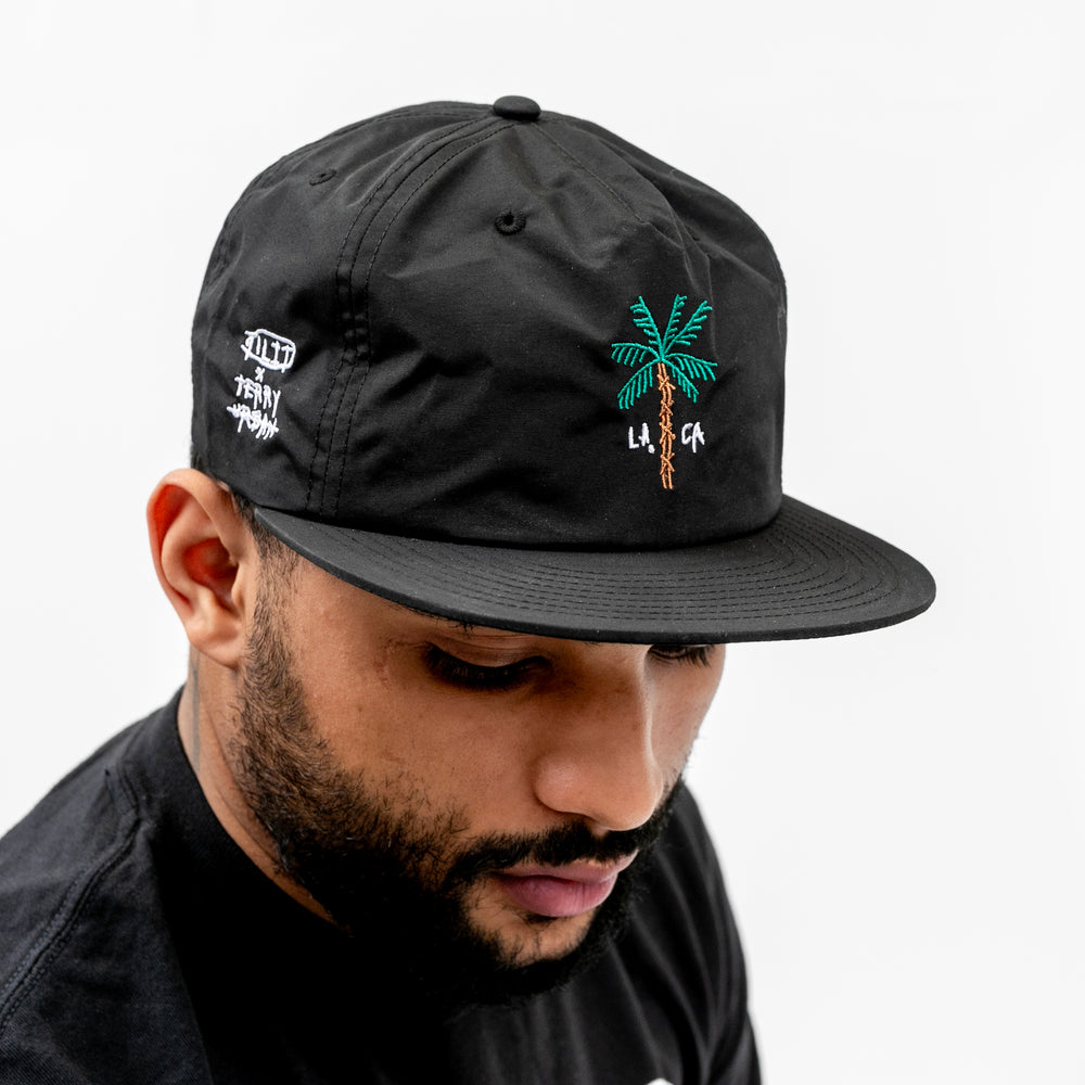 TILIT and Terry Urban Palm Tree Hat in Black