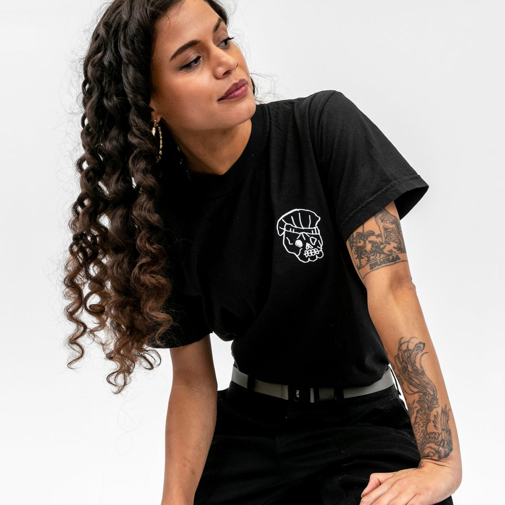 TILIT and Terry Short Sleeve Tshirt in Black