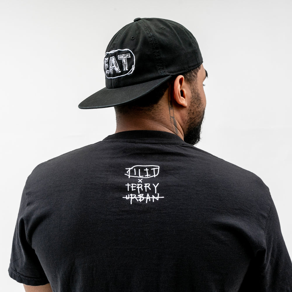 TILIT and Terry Short Sleeve Tshirt in Black