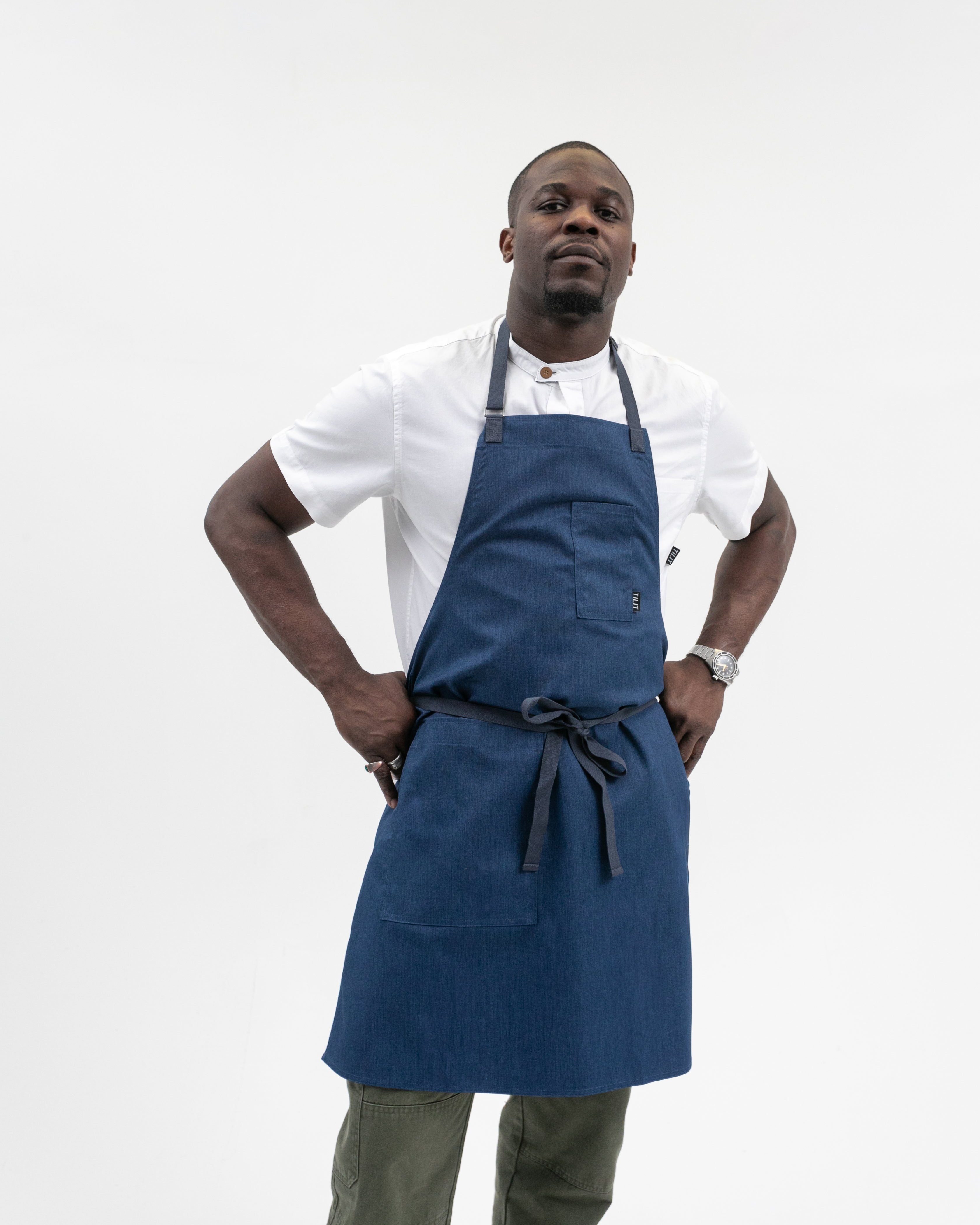 Wrinkle Free Chef Aprons TILIT Hospitality Uniforms TILIT NYC