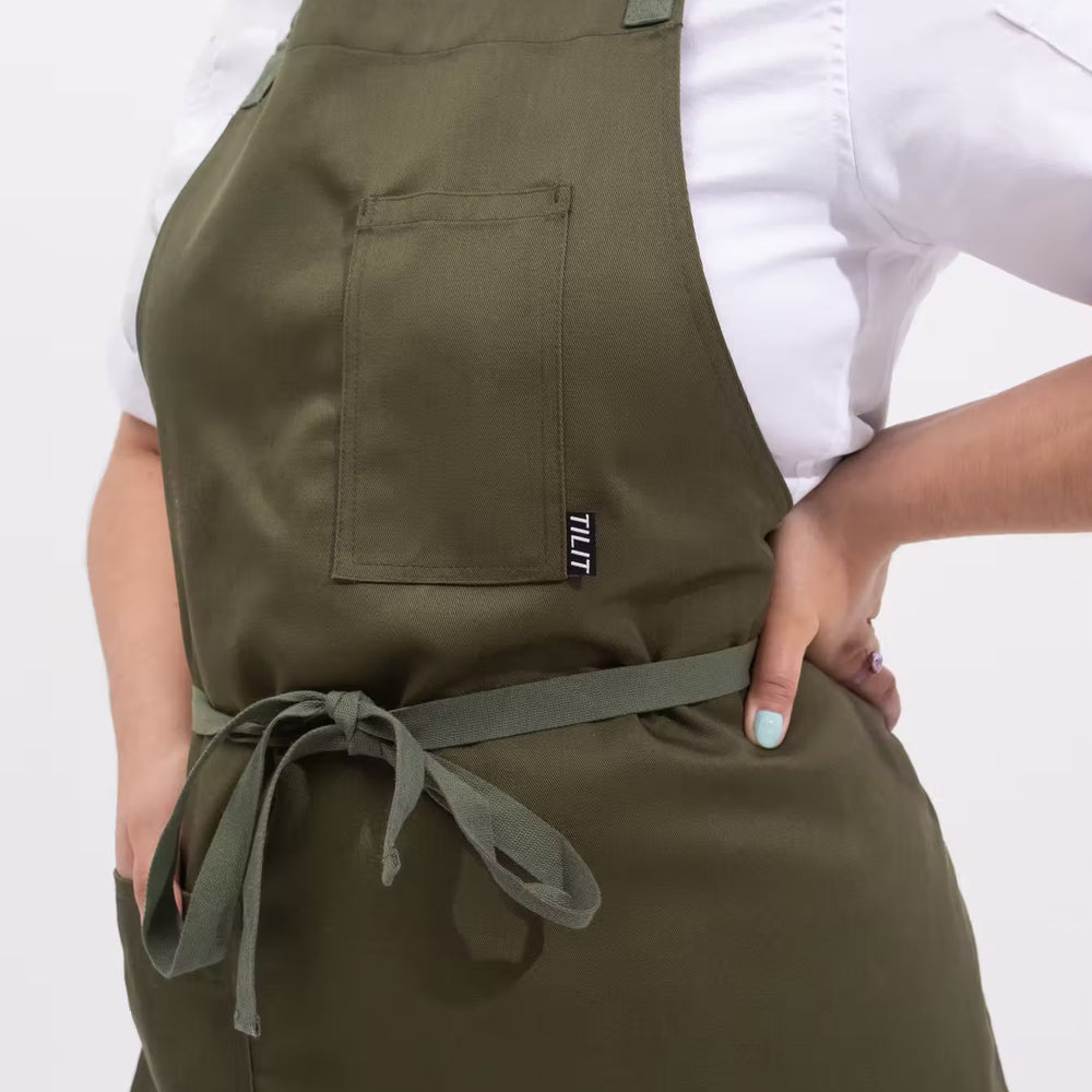 
                  
                    Wrinkle-Free Chef Bib Apron
                  
                
