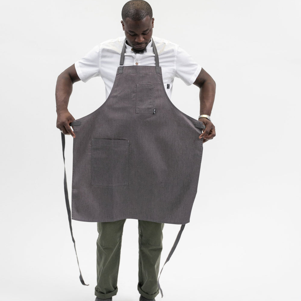 Gray Chef's Apron