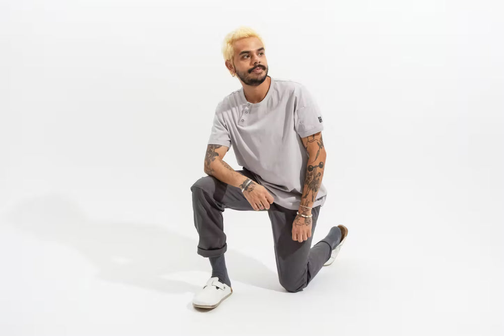 
                  
                    Work Henley Tee
                  
                