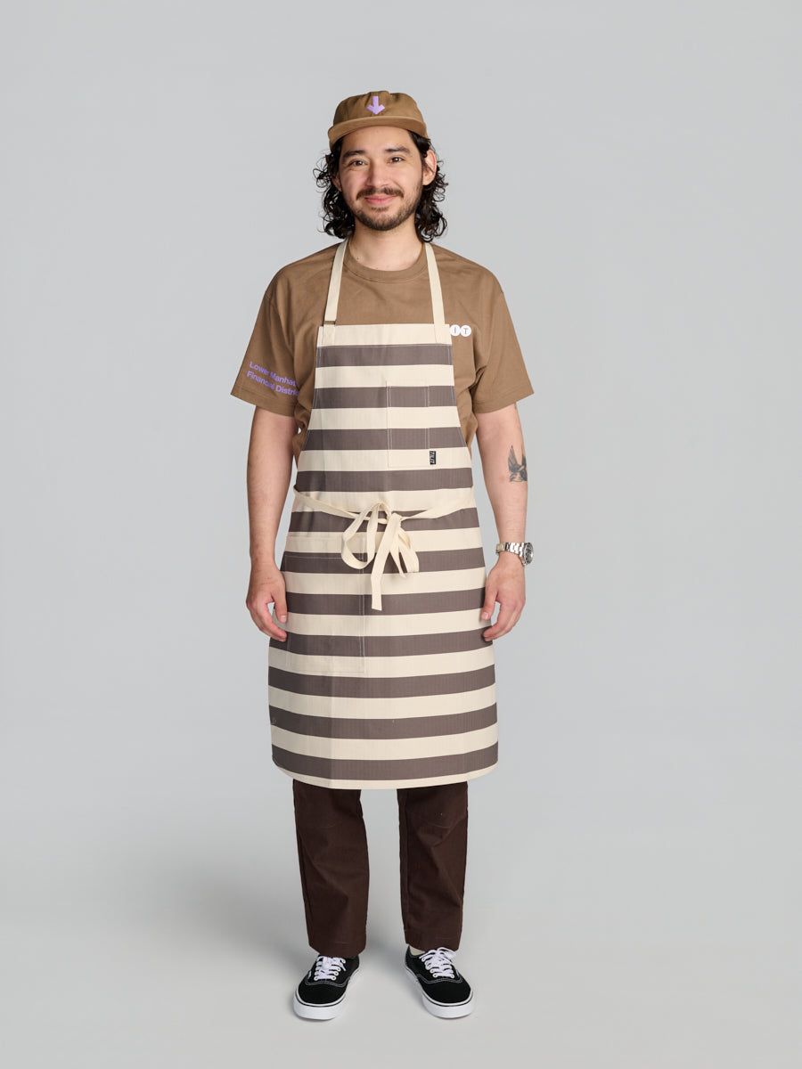 Charcoal Stripe Apron