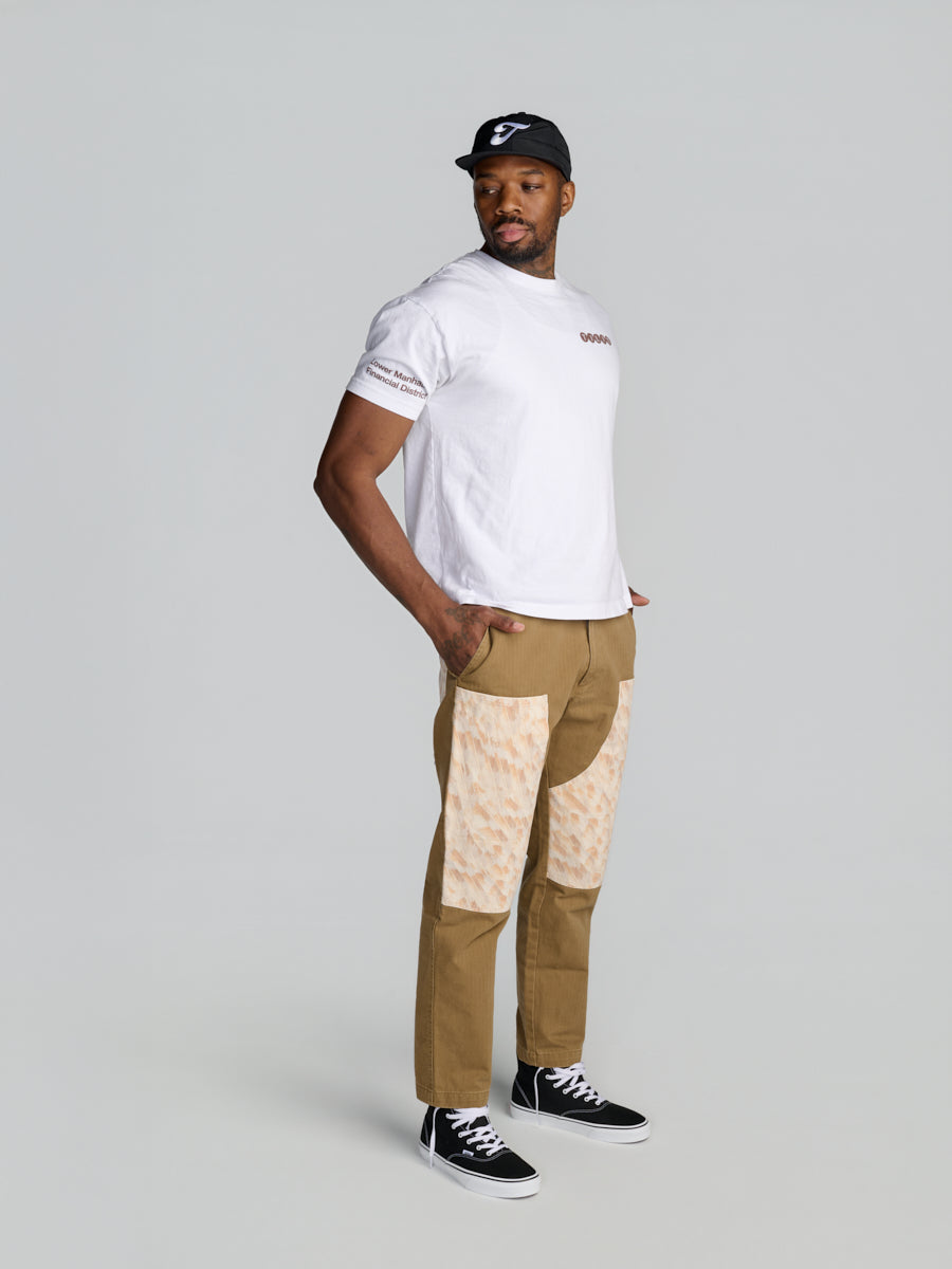 Feather Print Sunday Pants