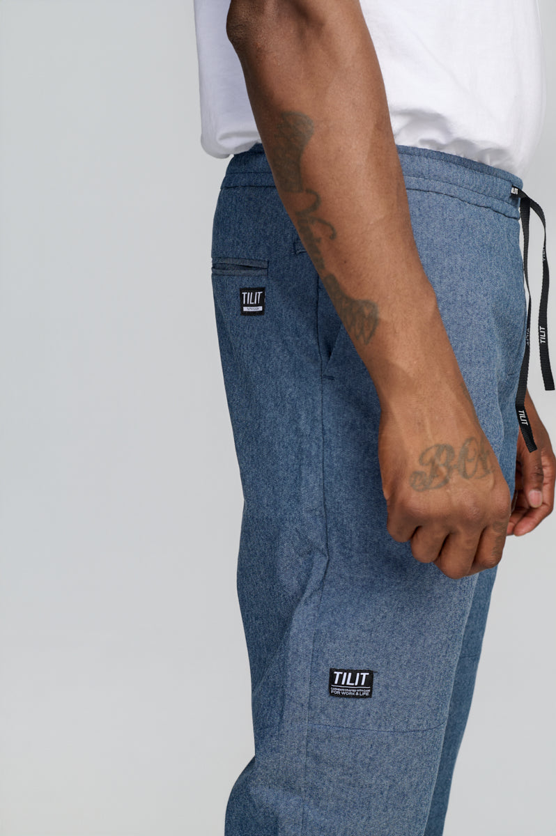 Lightweight Essential Pants - Elastic Waistband with Drawstring