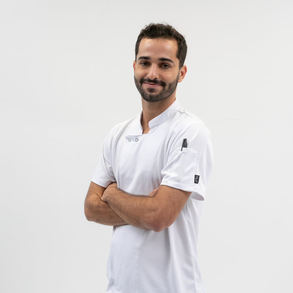 white supply chef coat