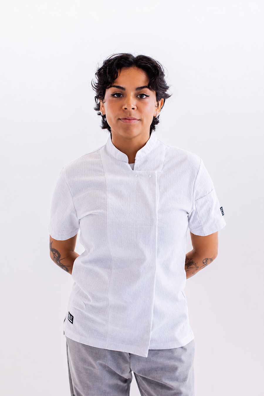 Seersucker Supply Chef Coat for Women