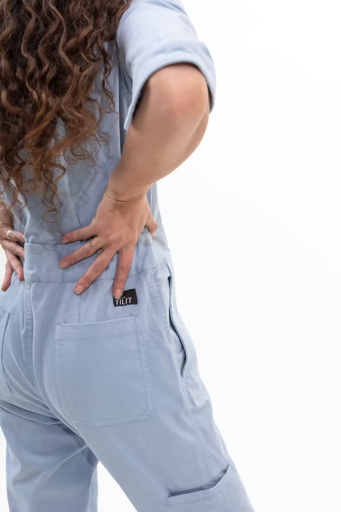 Over Easy Women's Short Sleeve Jumpsuit