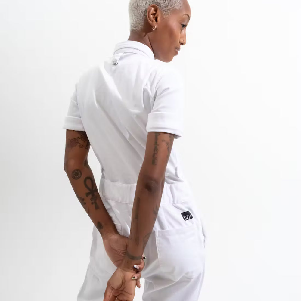 Blue Skies Women's Short Sleeve Jumpsuit