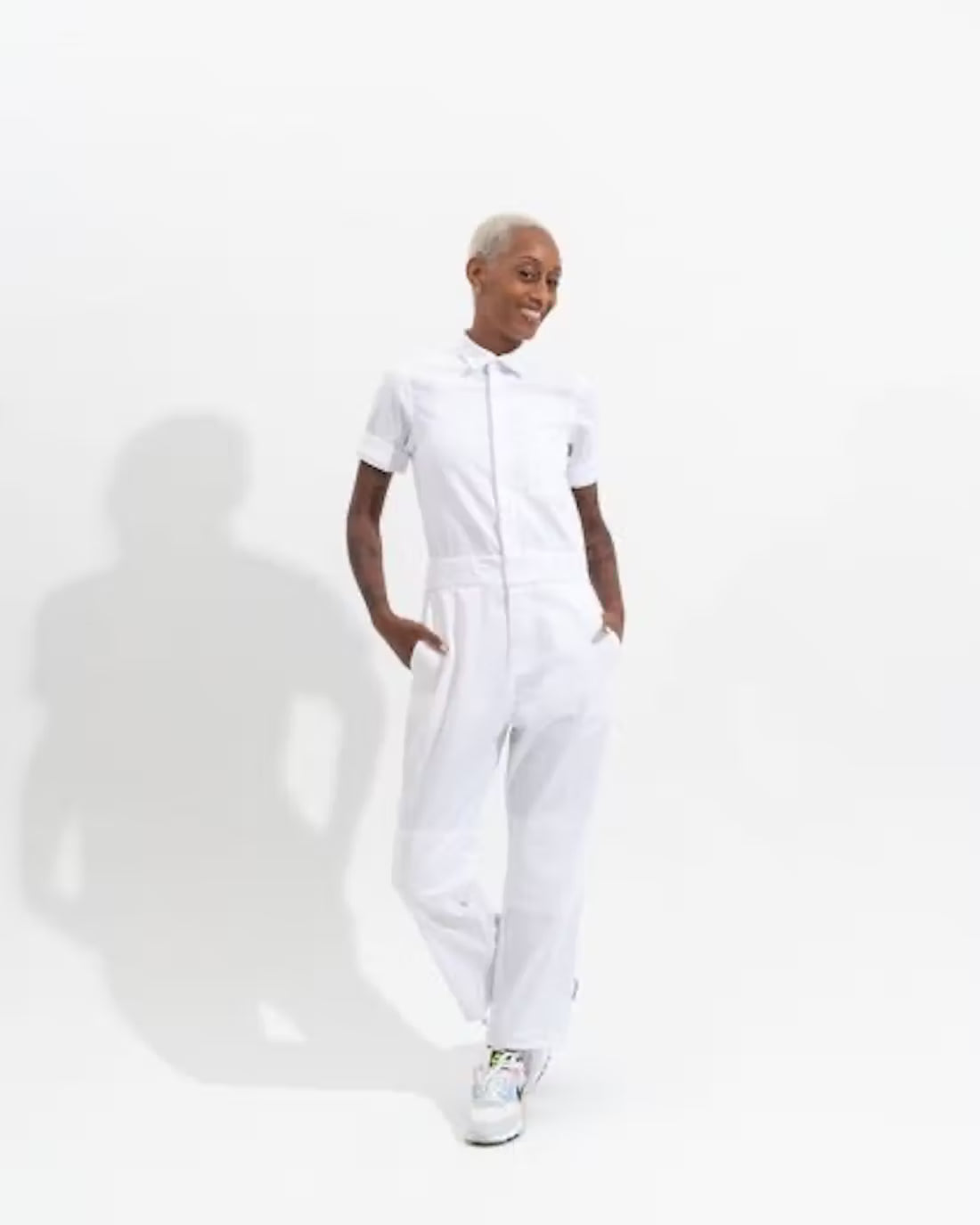 Women's Short Sleeve Jumpsuit