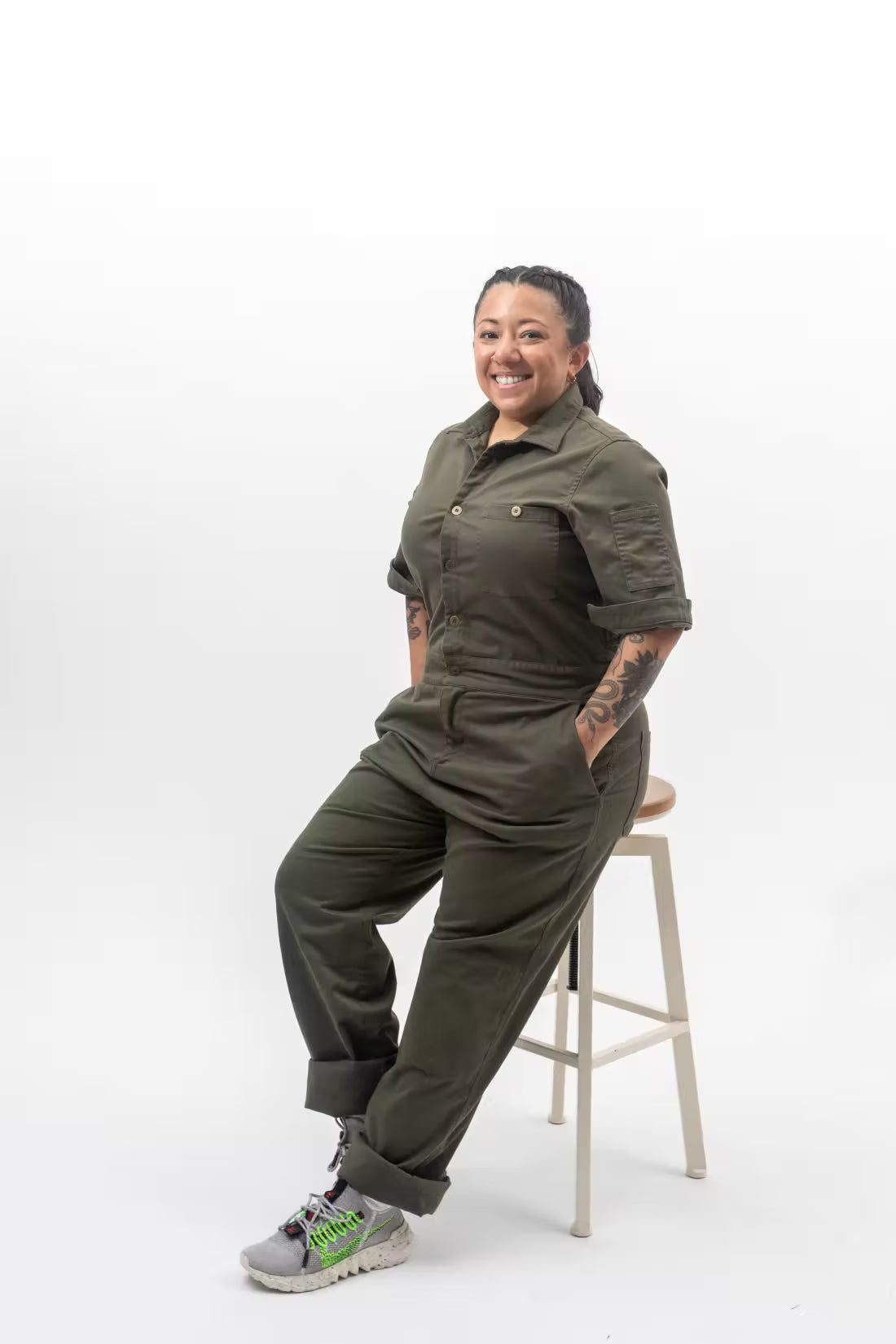 Women's Short Sleeve Jumpsuit