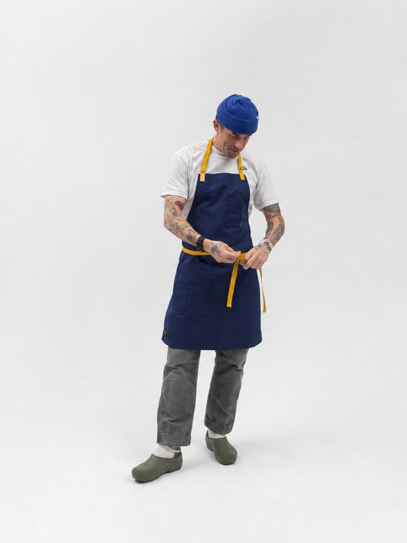 ColorSplash Apron of the Month - Alex's French Blue