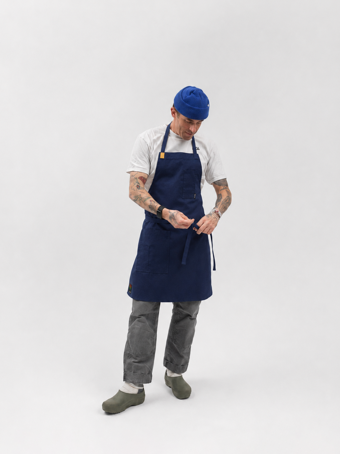 ColorSplash Apron of the Month - Alex's French Blue