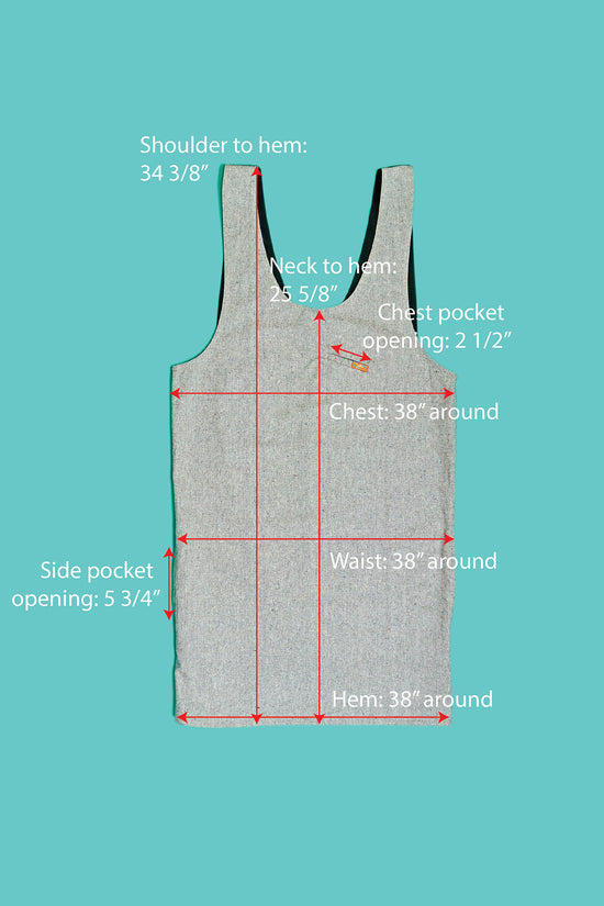 sohla apron measurement guide