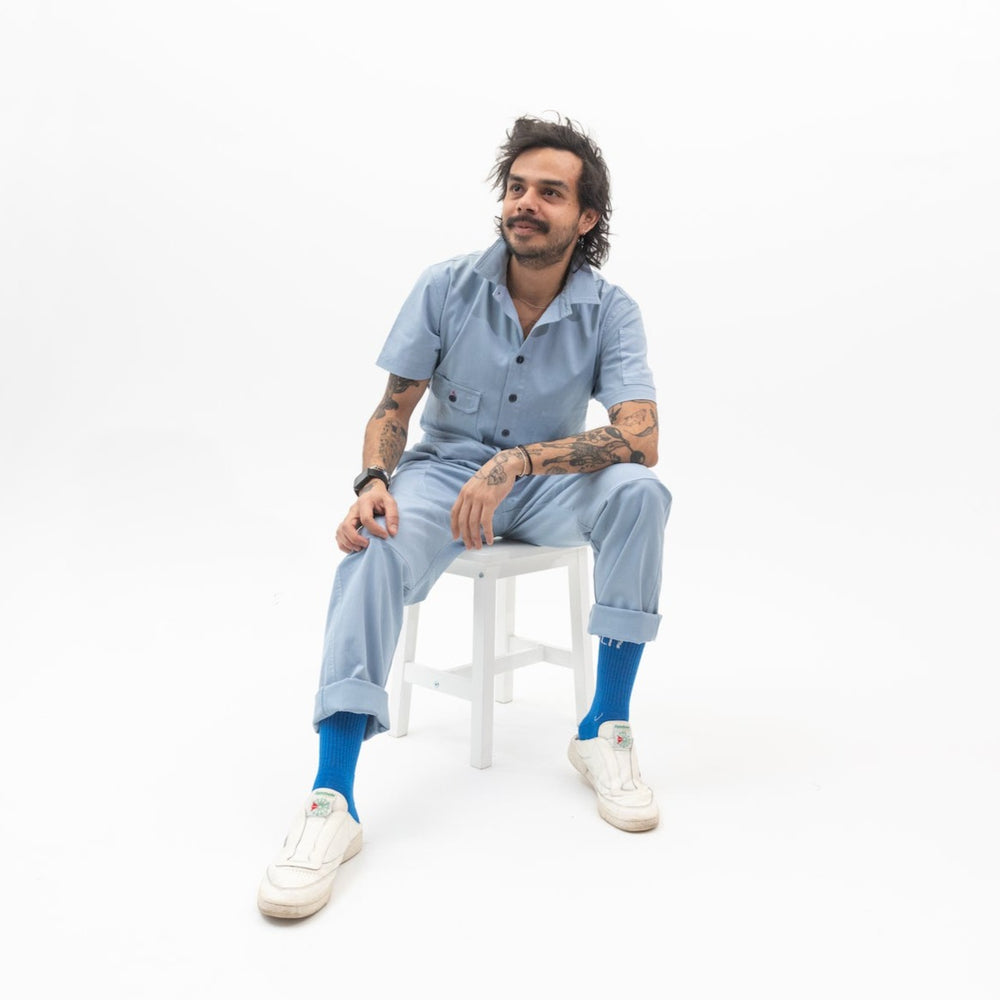 
                  
                    Over Easy Men's Short Sleeve Jumpsuit
                  
                