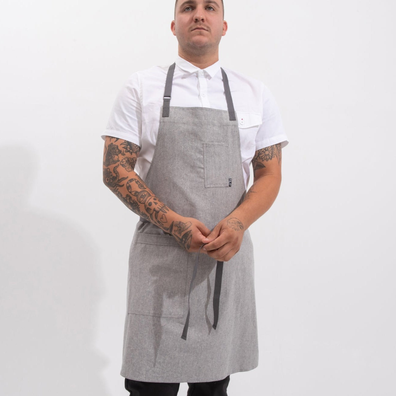 grey chef aprom