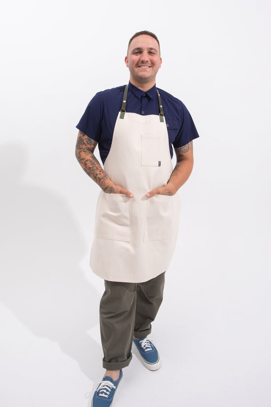 cream chef aprons for sale