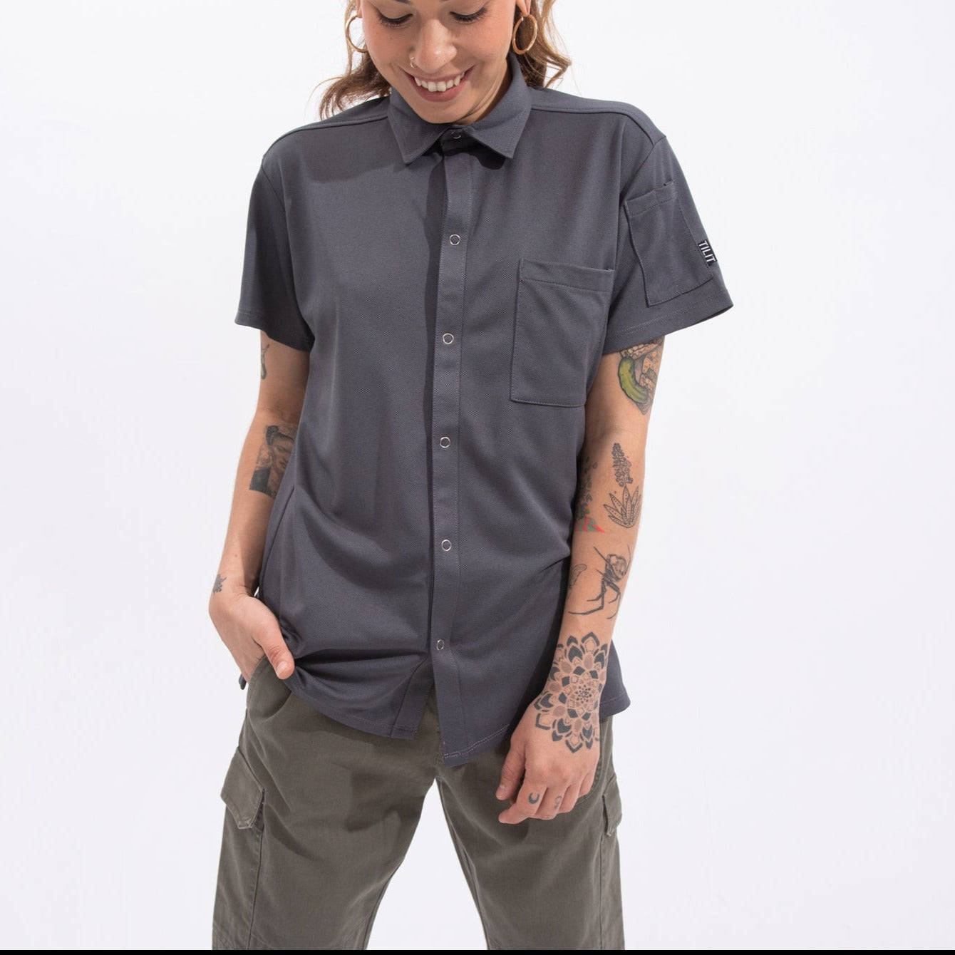 Supply Moisture-Wicking Knit Chef Workshirt - TILIT NYC