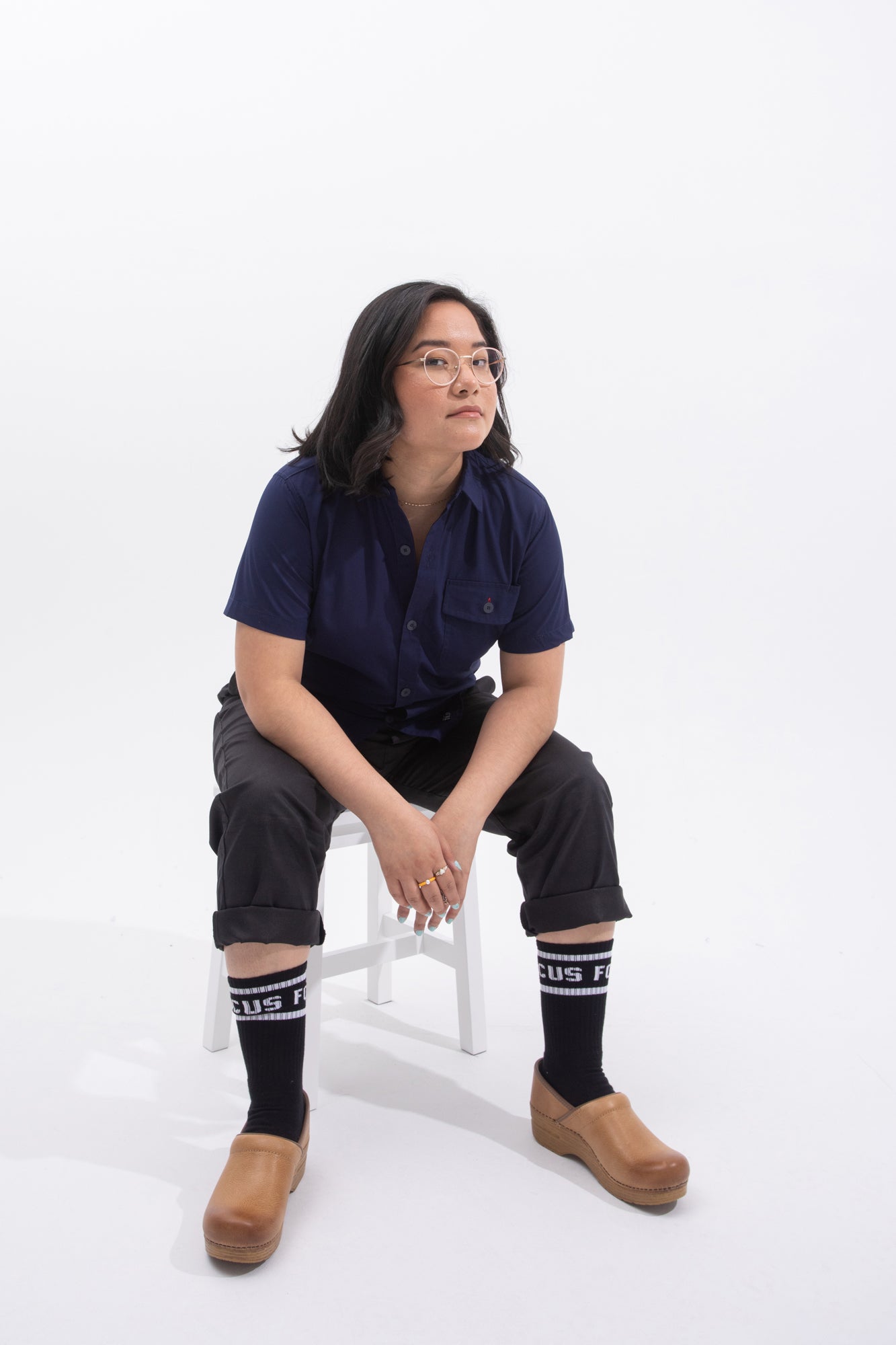 Sustainable French Kitchen Workshirts with Focus Socks