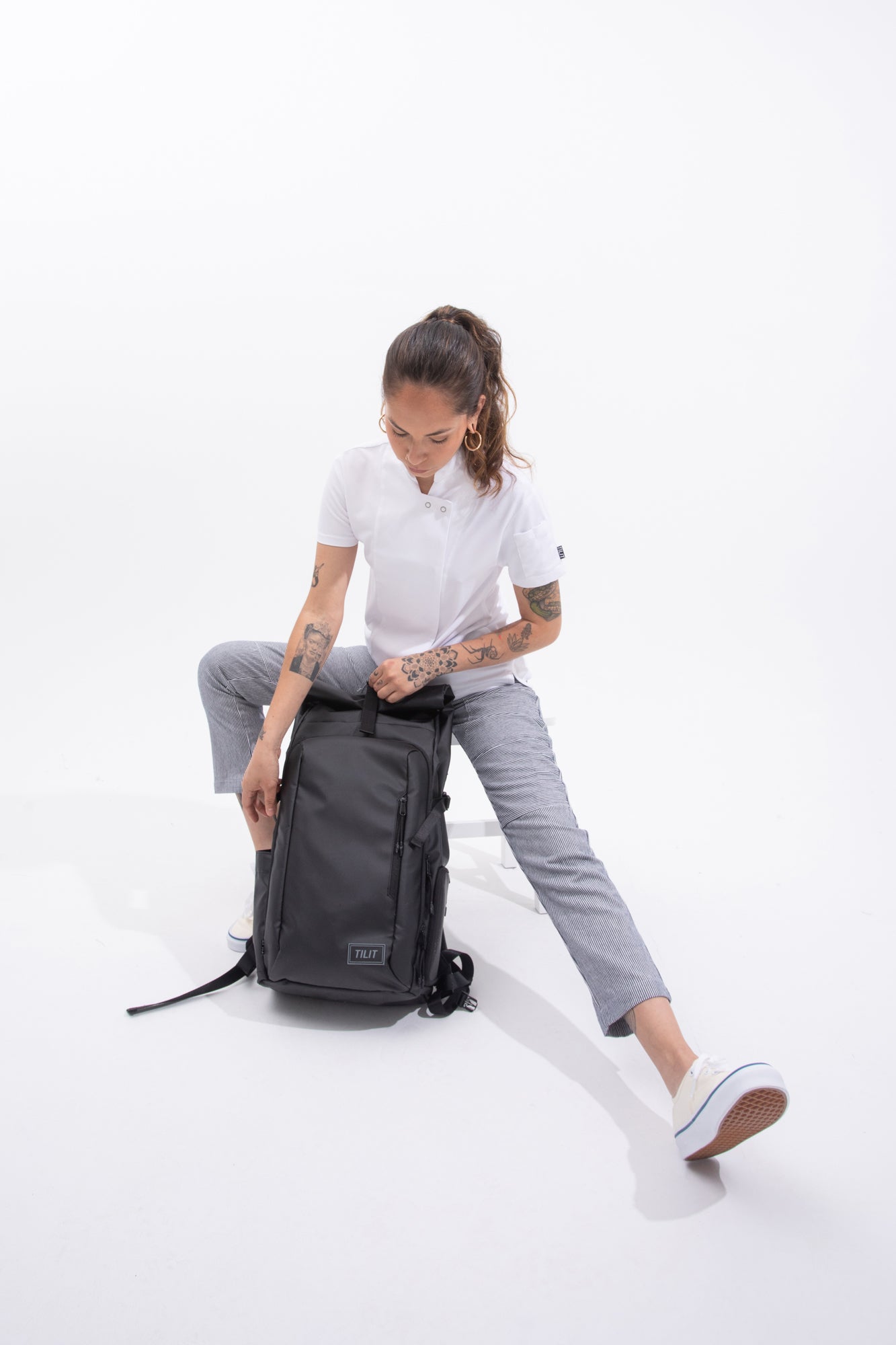 Parisian Ladies' Tanner Backpack in Black