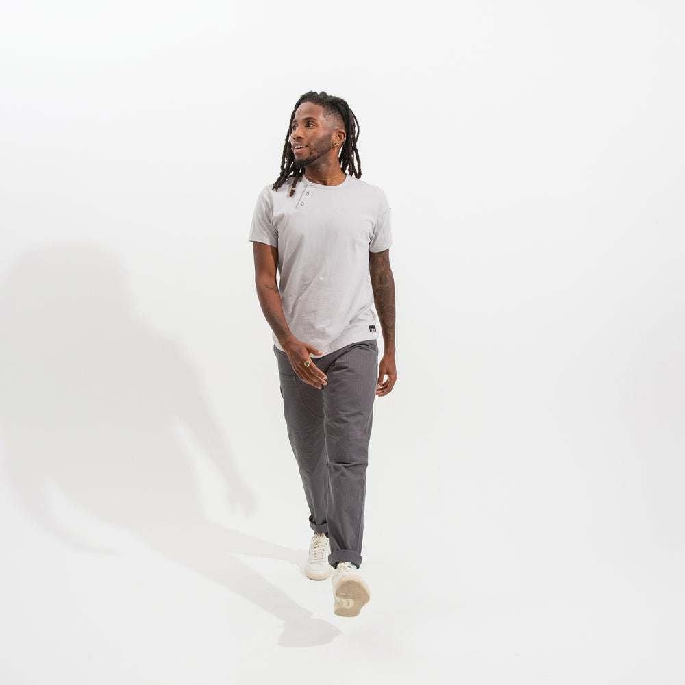 
                  
                    Work Henley Tee 
                  
                