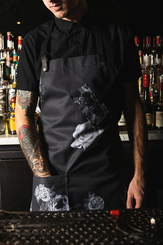 Load image into Gallery viewer, Death &amp;amp; Co. Floral Apron
