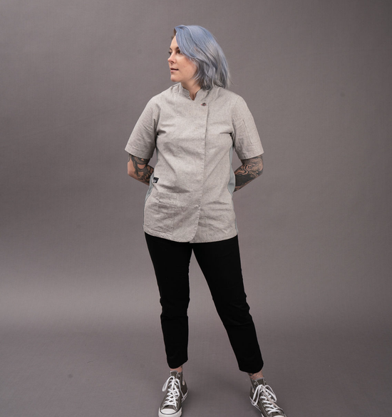 Load image into Gallery viewer, Tilit Women&amp;#39;s Recycled Chef Coat
