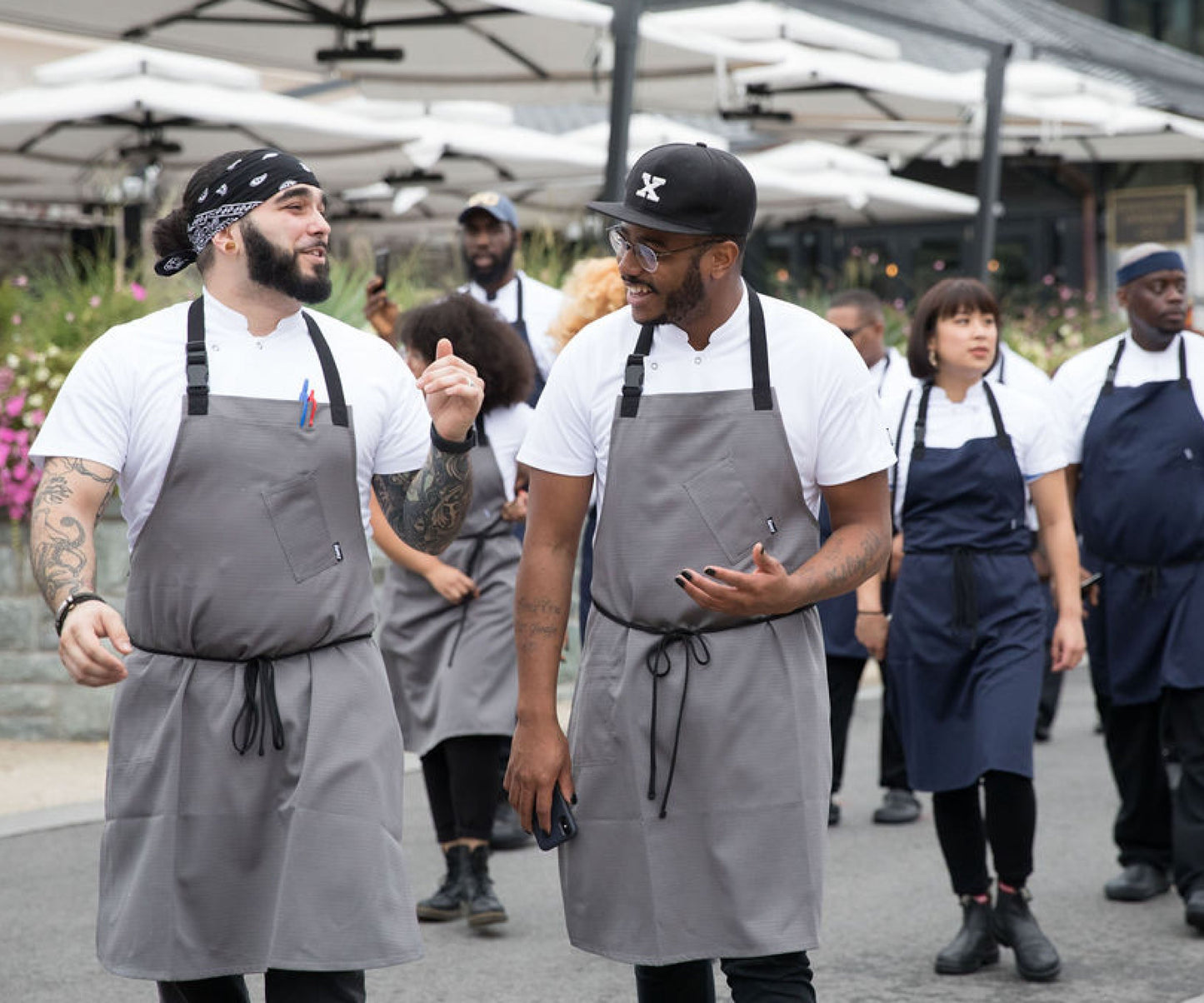 Work Apron With Unique Herringbone Pattern – Tilit