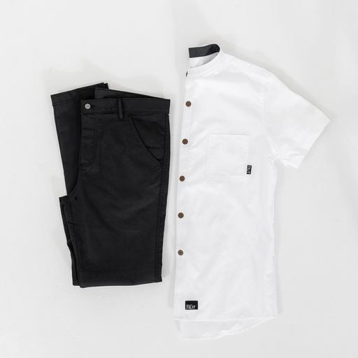 Load image into Gallery viewer, chef shirt and pants set
